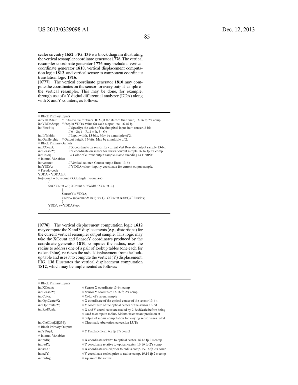 Systems and Methods for Defective Pixel Correction with Neighboring Pixels - diagram, schematic, and image 258