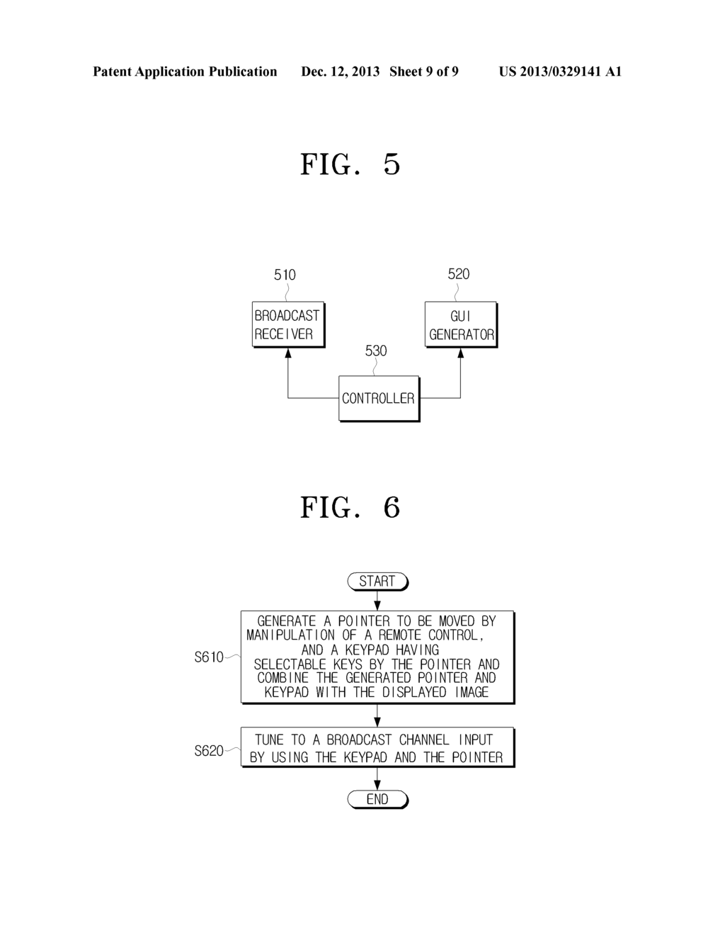 METHOD FOR PROVIDING GUI FOR SELECTING BROADCAST CHANNEL WITH KEYPAD     OPERATED BY POINTER AND BROADCAST RECEIVING APPARATUS THEREOF - diagram, schematic, and image 10