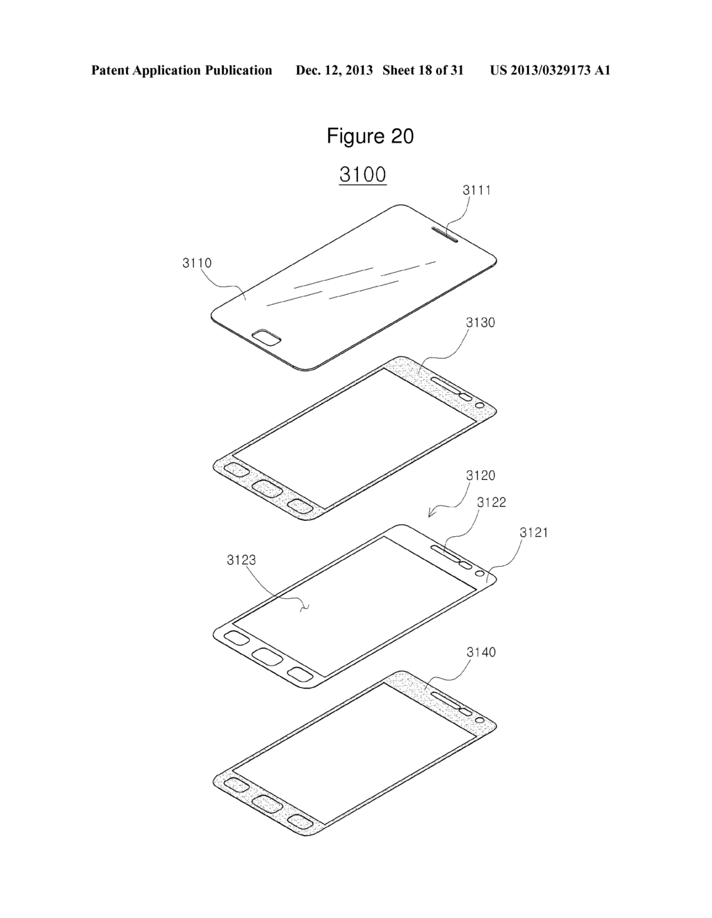 LIQUID CRYSTAL PROTECTION COVER FOR PORTABLE TERMINAL AND METHOD OF     MANUFACTURING TRANSMISSION PROTECTION LAYER FORMING THE SAME - diagram, schematic, and image 19