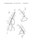 SIDEPIECE FOR EYEGLASSES, EYEGLASSES INCLUDING AT LEAST ONE SUCH     SIDEPIECE, AND METHOD FOR ASSEMBLING SUCH A SIDEPIECE diagram and image