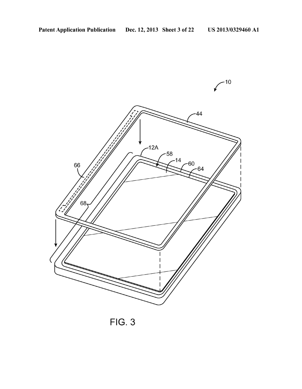 Electronic Device Display Structures - diagram, schematic, and image 04