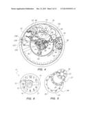 WALL CLOCK WITH PERPETUAL CALENDAR MECHANISM diagram and image