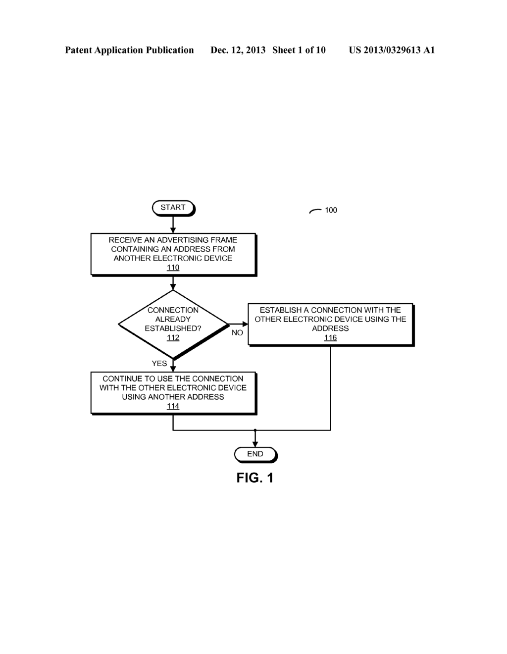 IDENTIFYING A RANDOM ADVERTISING DEVICE AS A CONNECTED DEVICE - diagram, schematic, and image 02