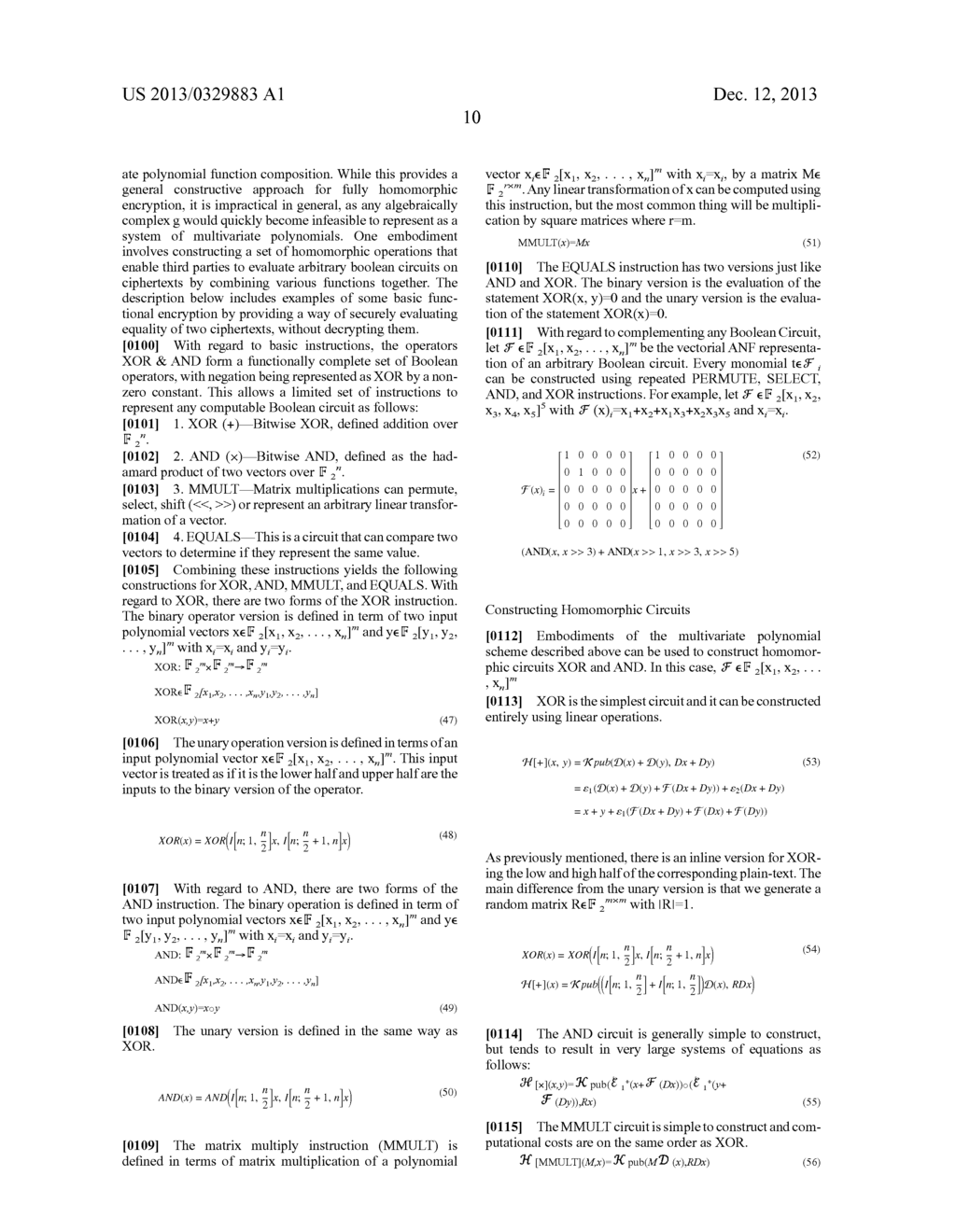 METHOD FOR FULLY HOMOMORPHIC ENCRYPTION USING MULTIVARIATE CRYPTOGRAPHY - diagram, schematic, and image 18