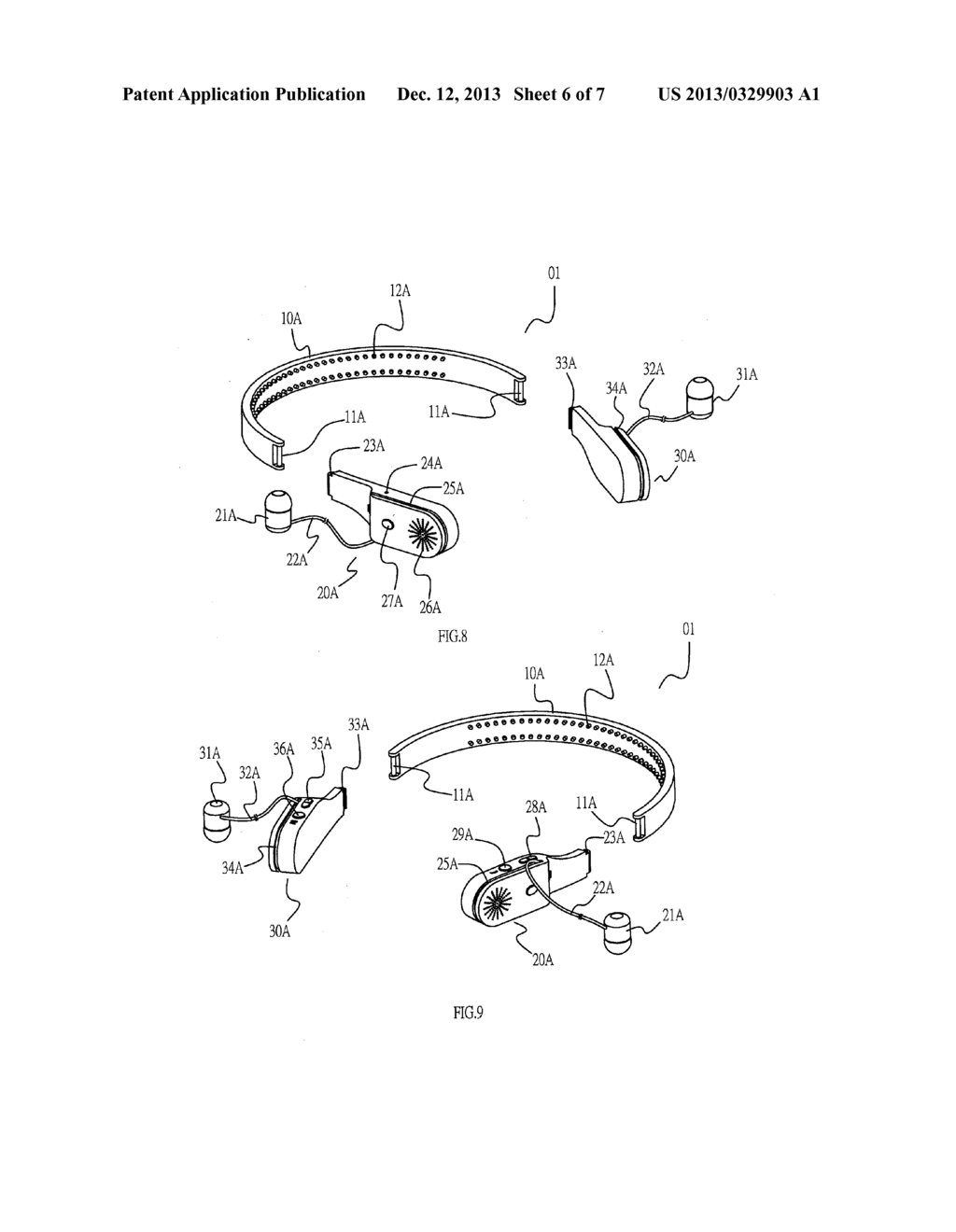 MULTIFUNCTIONAL BLUETOOTH EARPHONE DEVICE WITH NECK SPEAKERS - diagram, schematic, and image 07