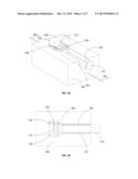 OPTICAL SYSTEM WITH INTEGRATED PHOTODETECTOR USING A SELF-ALIGNED DOUBLE     U-GROOVE STRUCTURE diagram and image