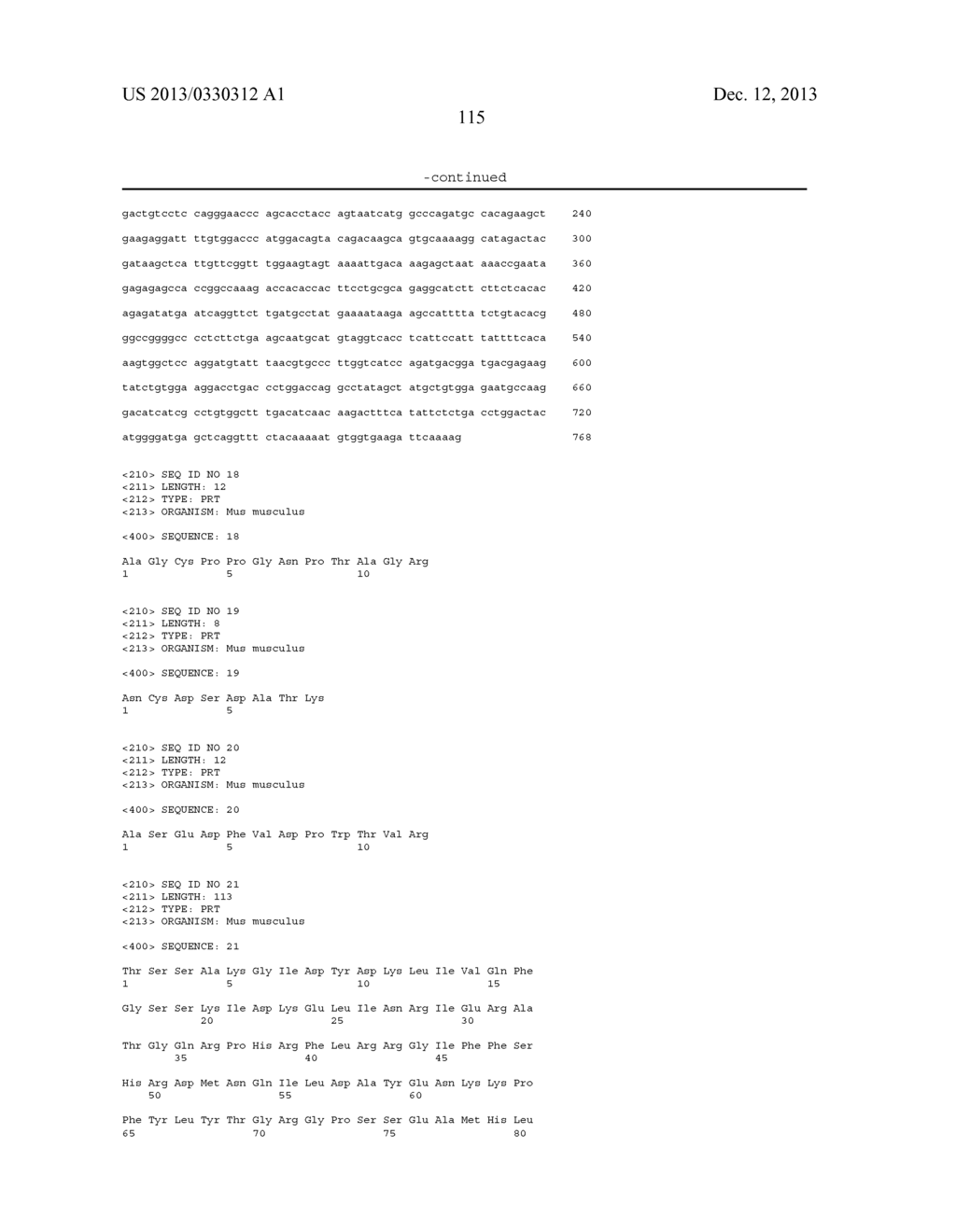 INNOVATIVE DISCOVERY OF THERAPEUTIC, DIAGNOSTIC, AND ANTIBODY COMPOSITIONS     RELATED TO PROTEIN FRAGMENTS OF TRYPTOPHANYL-TRNA SYNTHETASES - diagram, schematic, and image 124