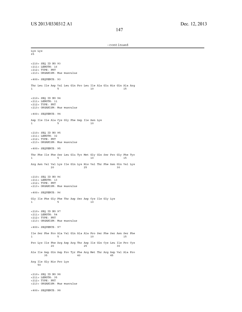 INNOVATIVE DISCOVERY OF THERAPEUTIC, DIAGNOSTIC, AND ANTIBODY COMPOSITIONS     RELATED TO PROTEIN FRAGMENTS OF TRYPTOPHANYL-TRNA SYNTHETASES - diagram, schematic, and image 156