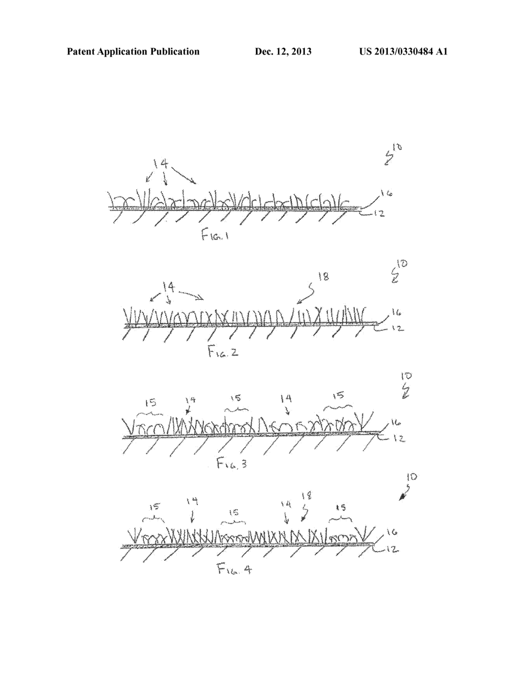 METHOD FOR STIFFENING SYNTHETIC RIBBONS ON A SYNTHETIC TURF SURFACE - diagram, schematic, and image 02