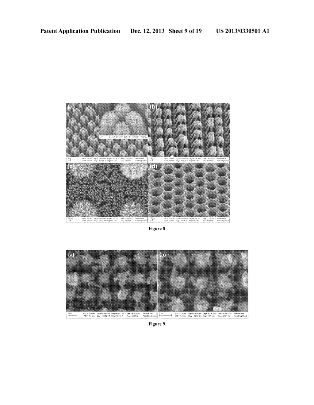 HIERARCHICAL STRUCTURED SURFACES TO CONTROL WETTING CHARACTERISTICS - diagram, schematic, and image 10