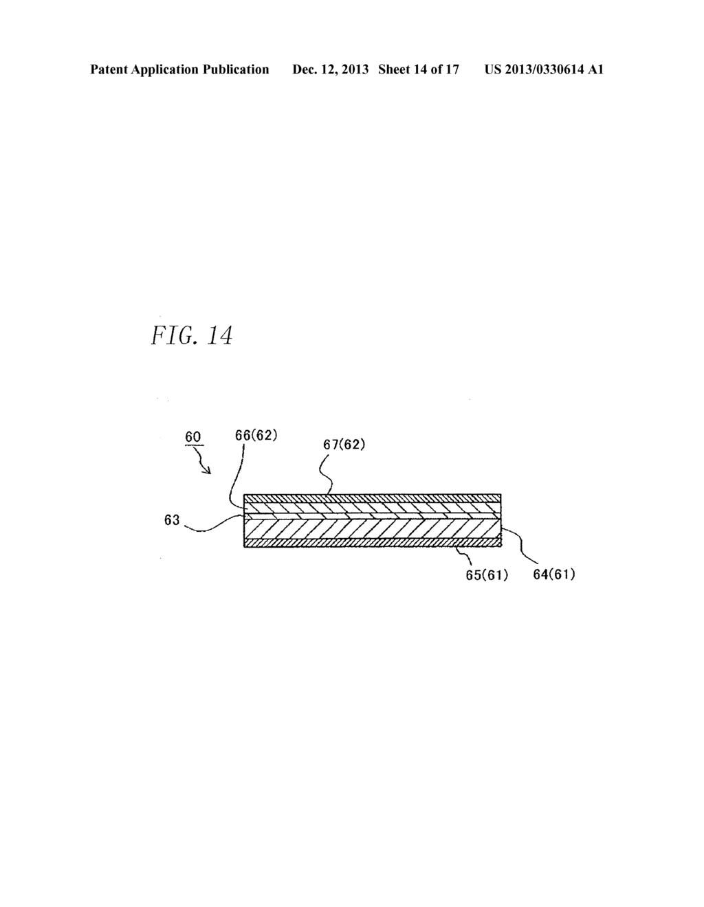 ELECTRODE USING THREE-DIMENSIONAL NETWORK ALUMINUM POROUS BODY, AND     NONAQUEOUS ELECTROLYTE BATTERY, CAPACITOR AND LITHIUM-ION CAPACITOR WITH     NONAQUEOUS ELECTROLYTIC SOLUTION, EACH USING THE ELECTRODE - diagram, schematic, and image 15