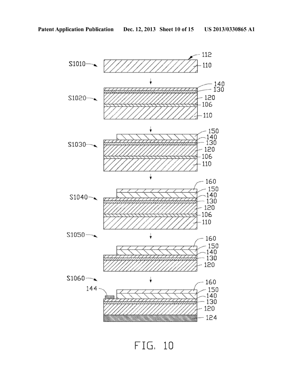 METHOD FOR MAKING LIGHT EMITTING DIODE - diagram, schematic, and image 11