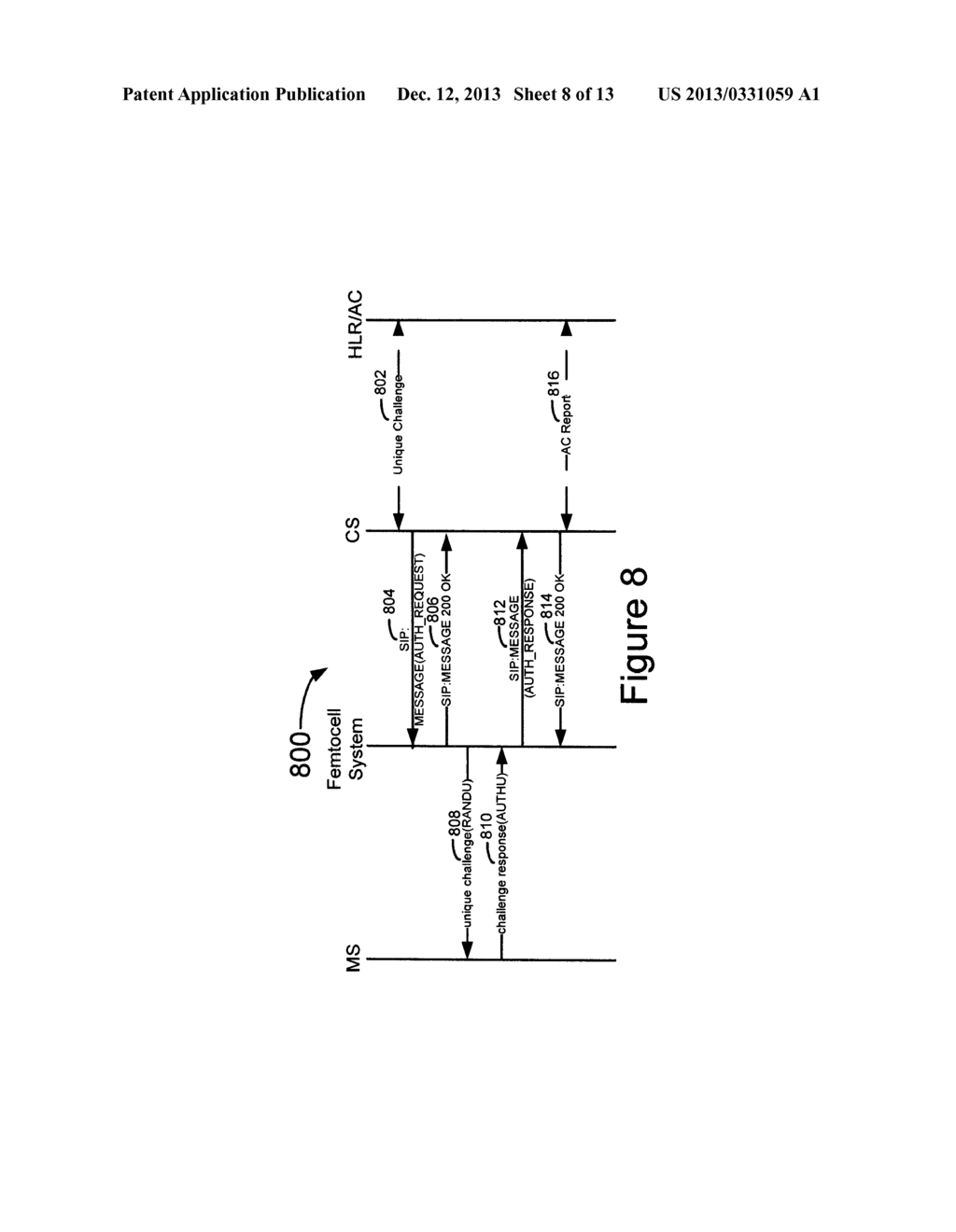 SYSTEM, METHOD, AND COMPUTER-READABLE MEDIUM FOR AUTHENTICATION     CENTER-INITIATED AUTHENTICATION PROCEDURES FOR A MOBILE STATION ATTACHED     WITH AN IP-FEMTOCELL SYSTEM - diagram, schematic, and image 09