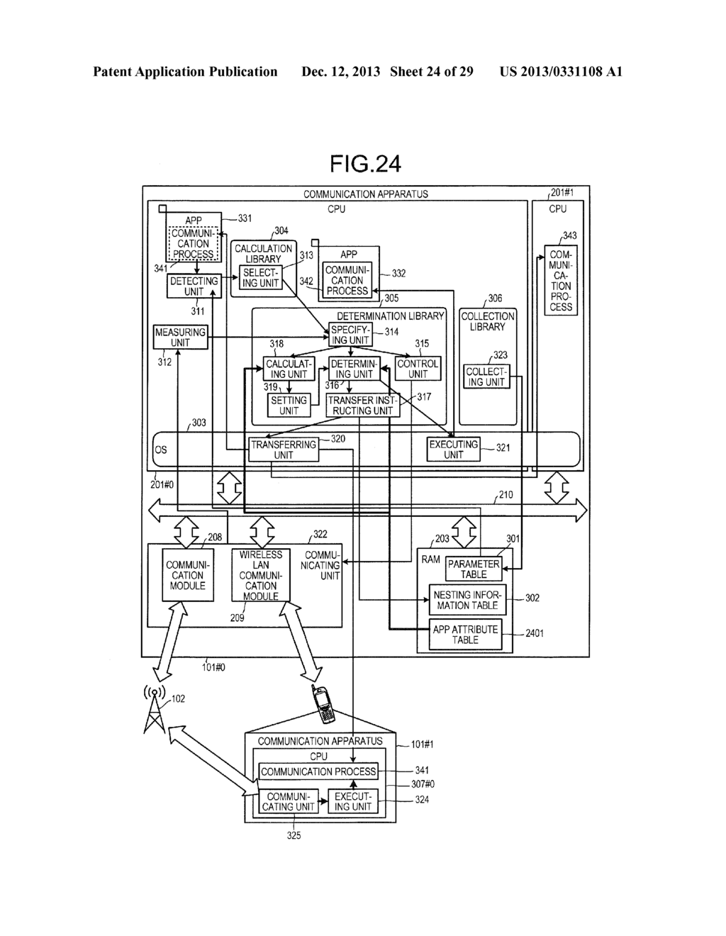 COMMUNICATION APPARATUS AND COMMUNICATION METHOD - diagram, schematic, and image 25