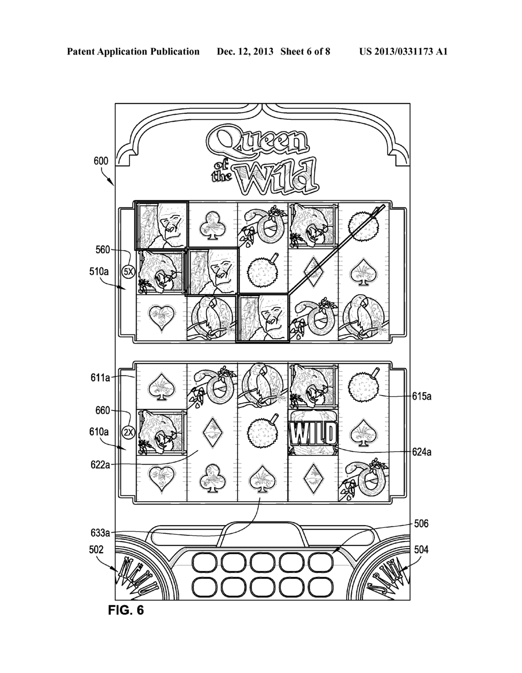 WAGERING GAME APPARATUS AND METHOD WITH ENHANCEMENT PARAMETER DICTATED BY     PRIOR PLAY - diagram, schematic, and image 07