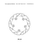 BICYCLE CHAIN RINGS WITH RAMPS diagram and image