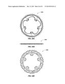 BICYCLE CHAIN RINGS WITH RAMPS diagram and image