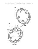 BICYCLE CHAIN RINGS WITH RAMPS diagram and image