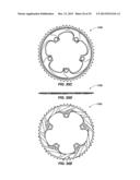BICYCLE CHAIN RINGS WITH RAMPS diagram and image