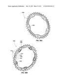 BICYCLE CHAIN RINGS WITH RAMPS diagram and image