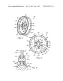 Pulley With Lateral Annular Bearing Retainers diagram and image