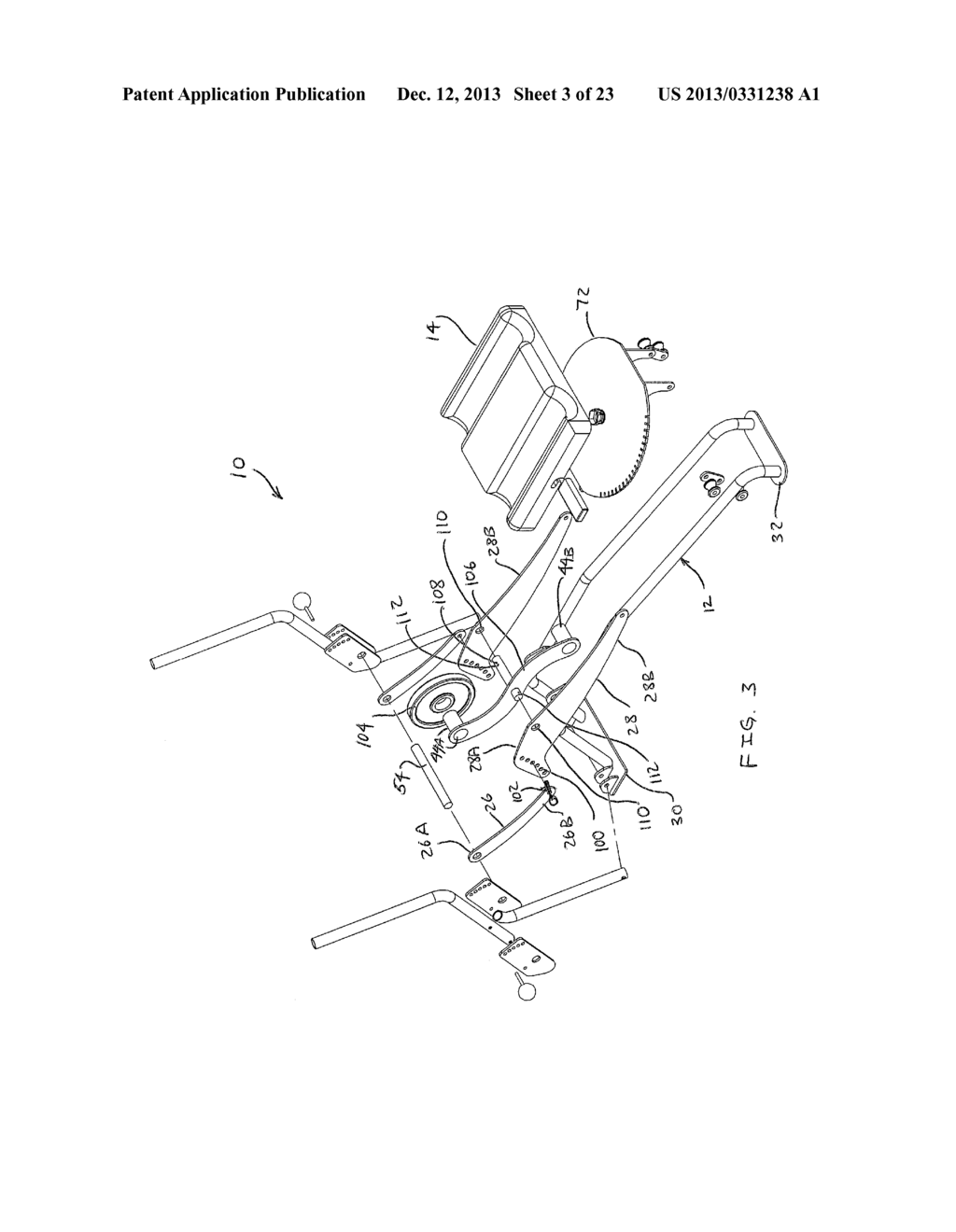 ABDOMINAL MUSCLE EXERCISE MACHINE - diagram, schematic, and image 04