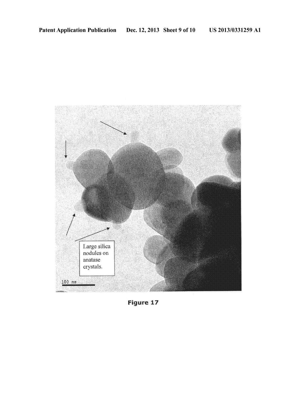 SILICA-STABILIZED ULTRAFINE ANATASE TITANIA, VANADIA CATALYSTS, AND     METHODS OF PRODUCTION THEREOF - diagram, schematic, and image 10