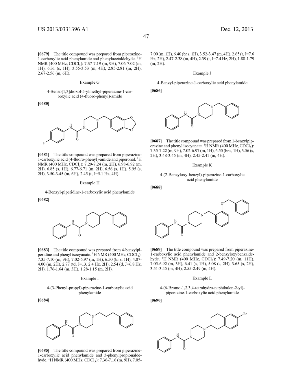 PIPERAZINYL AND PIPERIDINYL UREAS AS MODULATORS OF FATTY ACID AMIDE     HYDROLASE - diagram, schematic, and image 48