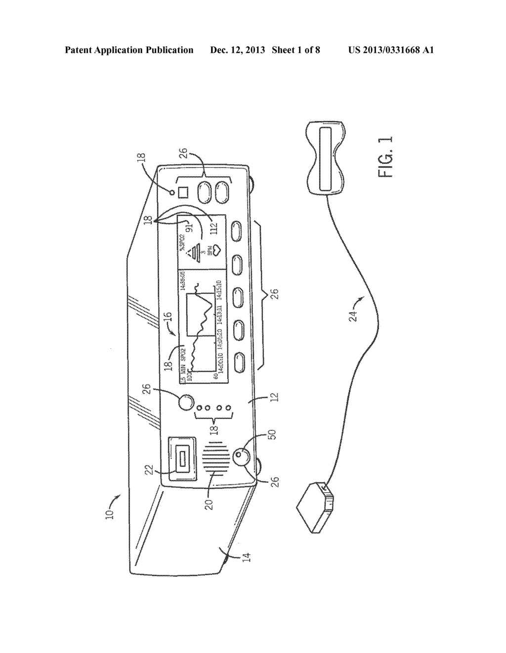 SYSTEM AND METHOD FOR FACILITATING OBSERVATION OF MONITORED PHYSIOLOGIC     DATA - diagram, schematic, and image 02