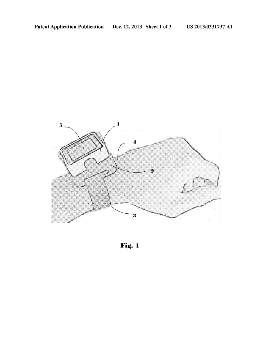 Apparatus for mounting a wireless sensor on a human for diagnosing and     treating cognitive disorders - diagram, schematic, and image 02