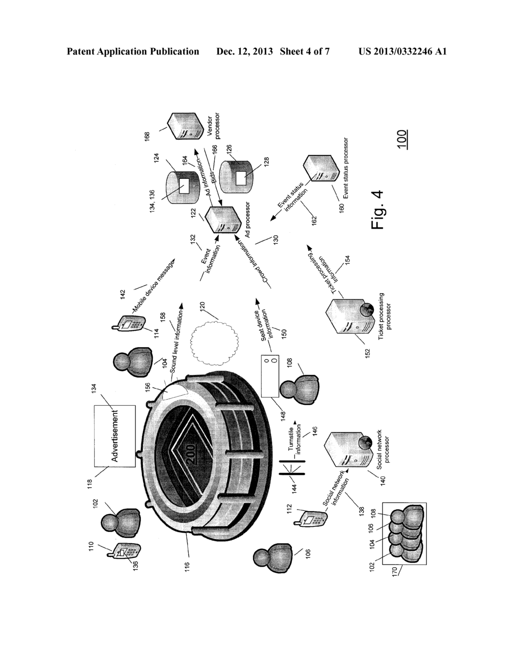 DISPLAY OF ADVERTISEMENTS AT AN EVENT - diagram, schematic, and image 05