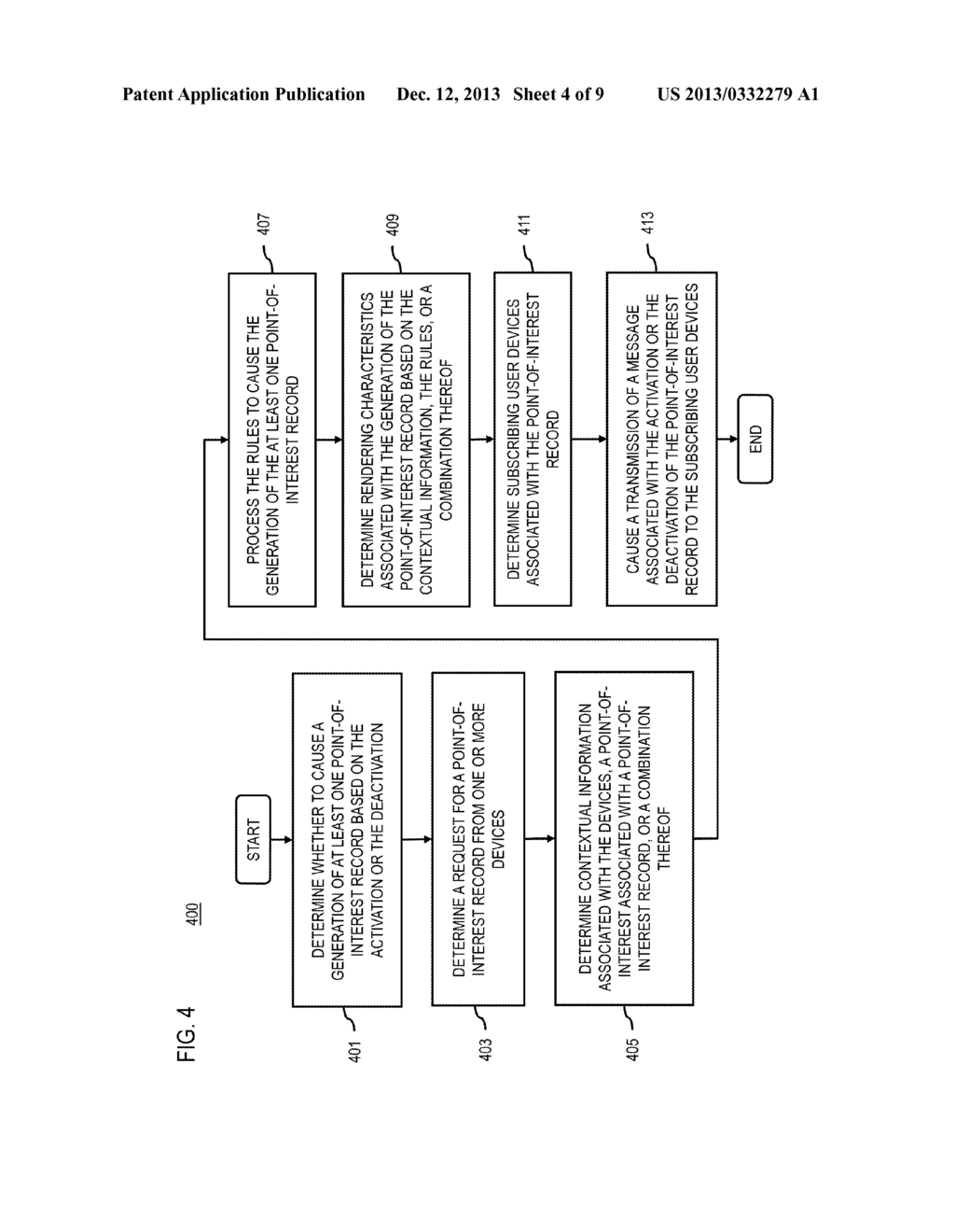 METHOD AND APPARATUS FOR LOCATION-BASED ADVERTISEMENTS FOR DYNAMIC POINTS     OF INTEREST - diagram, schematic, and image 05
