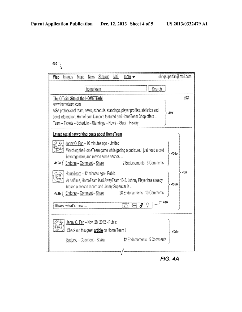 Inline Discussions in Search Results Around Real-Time Clusterings - diagram, schematic, and image 05