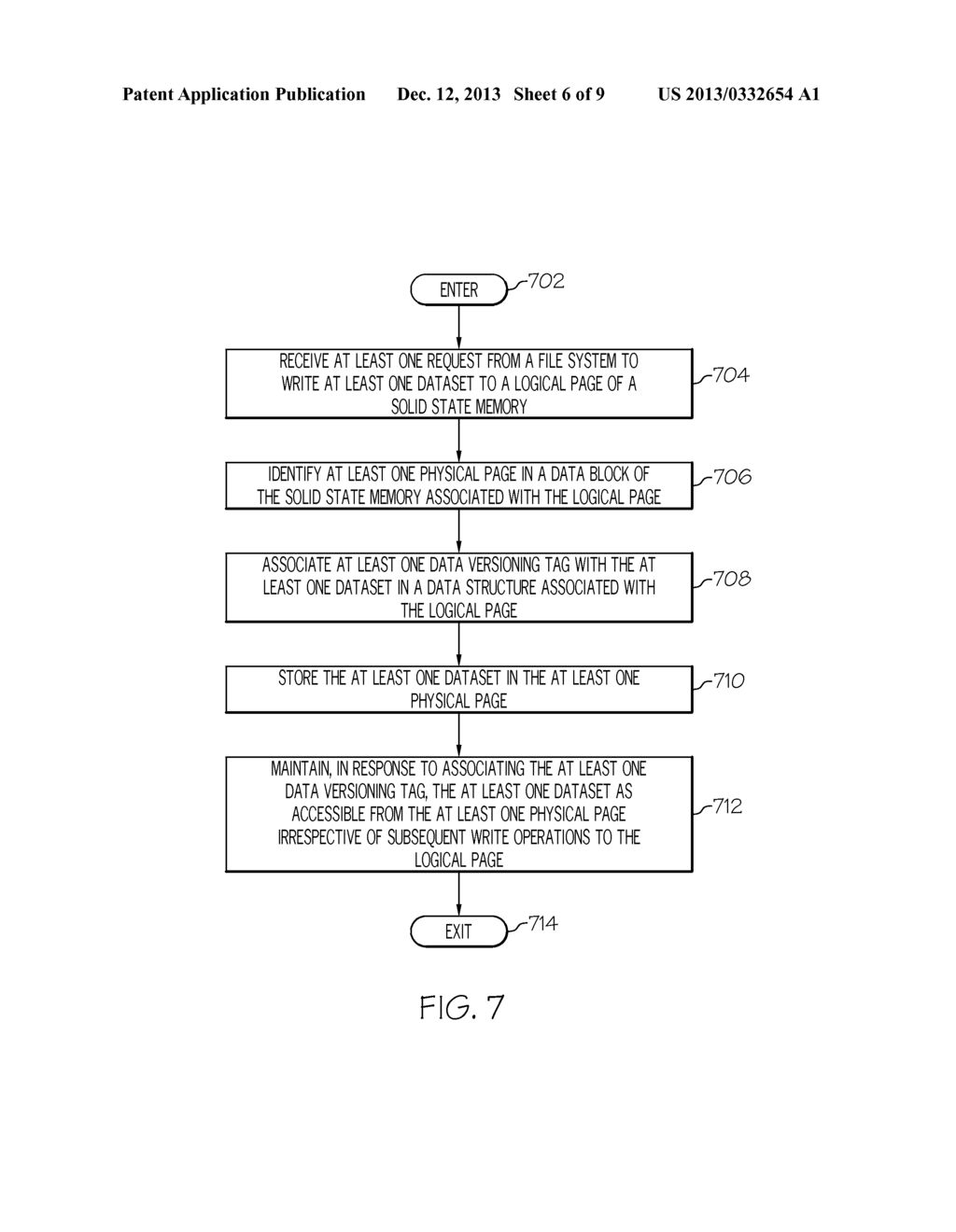 DATA VERSIONING IN SOLID STATE MEMORY - diagram, schematic, and image 07