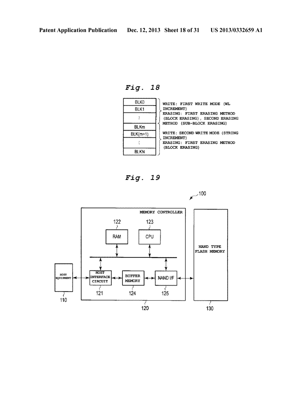 SEMICONDUCTOR STORAGE DEVICE AND CONTROLLER - diagram, schematic, and image 19