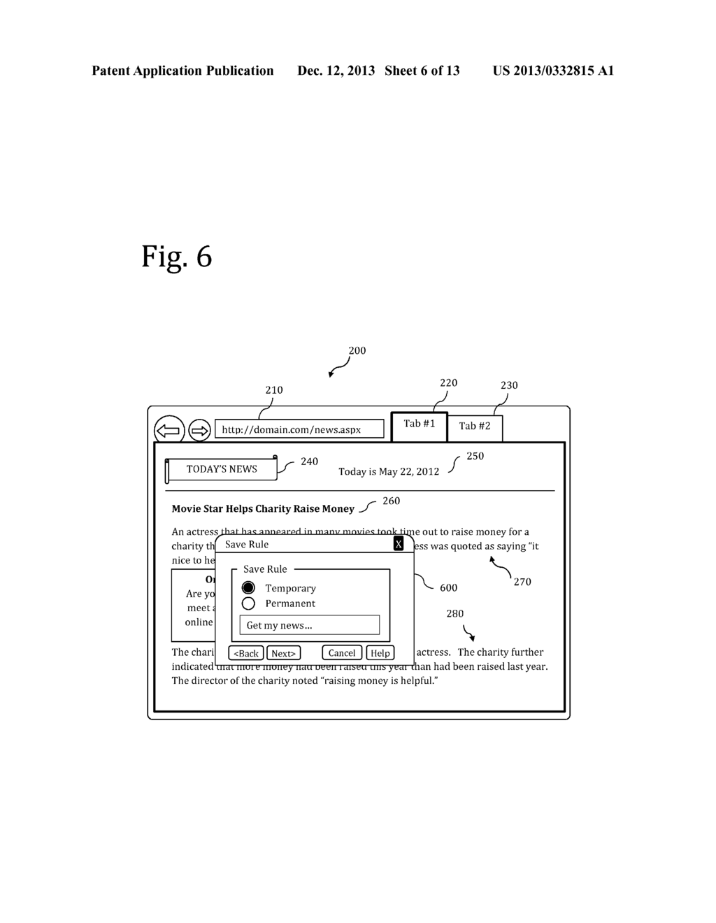 SCREEN READER WITH CUSTOMIZABLE WEB PAGE OUTPUT - diagram, schematic, and image 07