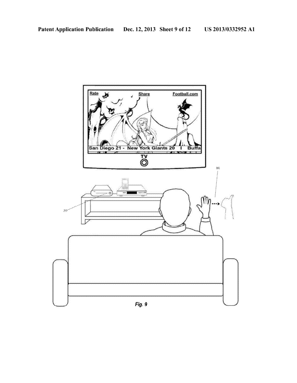 Method and Apparatus for Adding User Preferred Information To Video on TV - diagram, schematic, and image 10