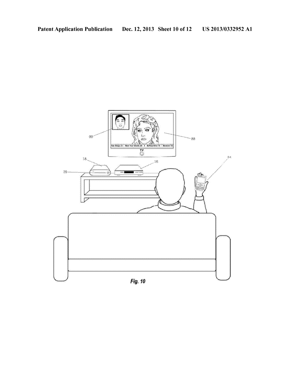 Method and Apparatus for Adding User Preferred Information To Video on TV - diagram, schematic, and image 11