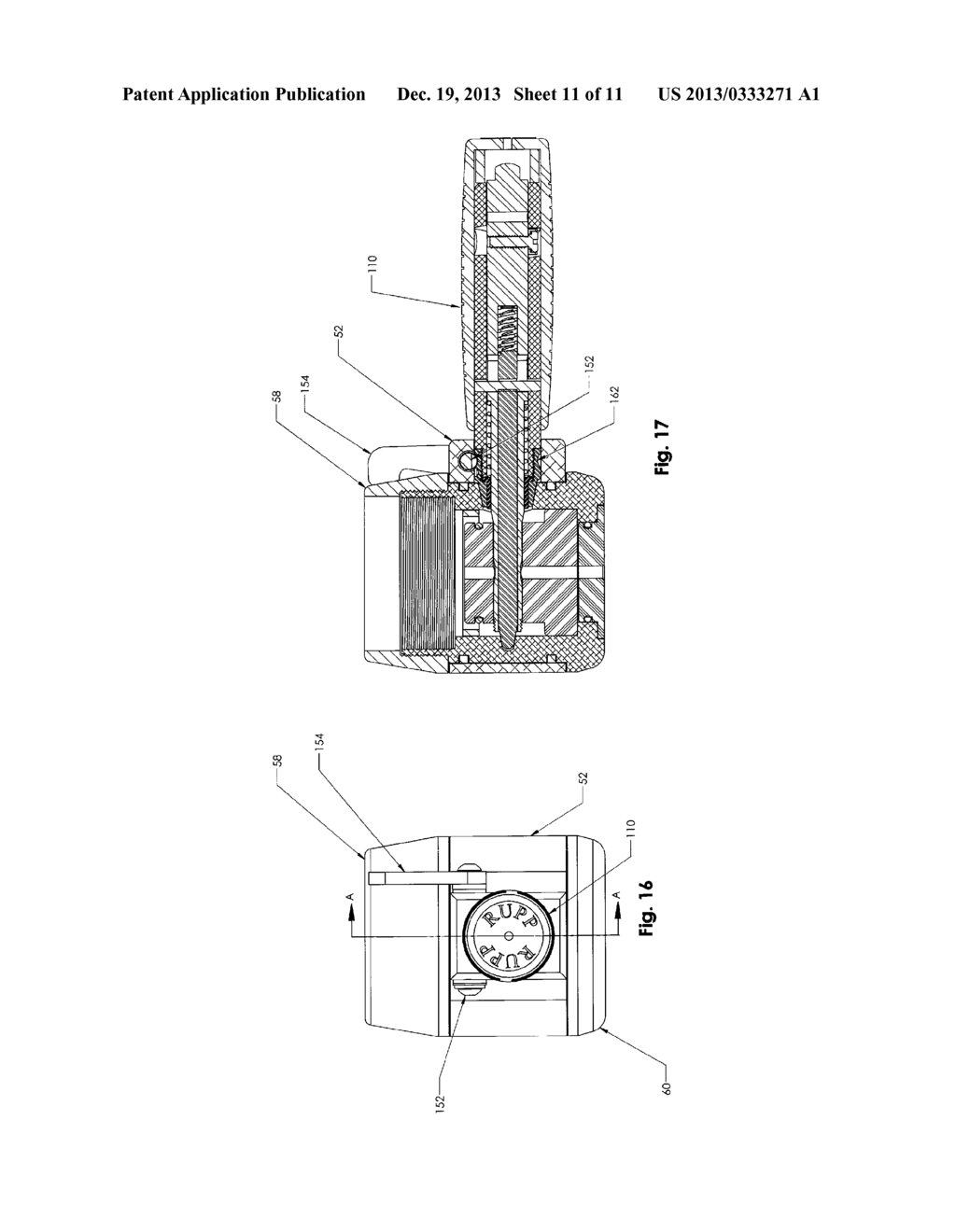 Locking twist grip drive handle outrigger positioner - diagram, schematic, and image 12