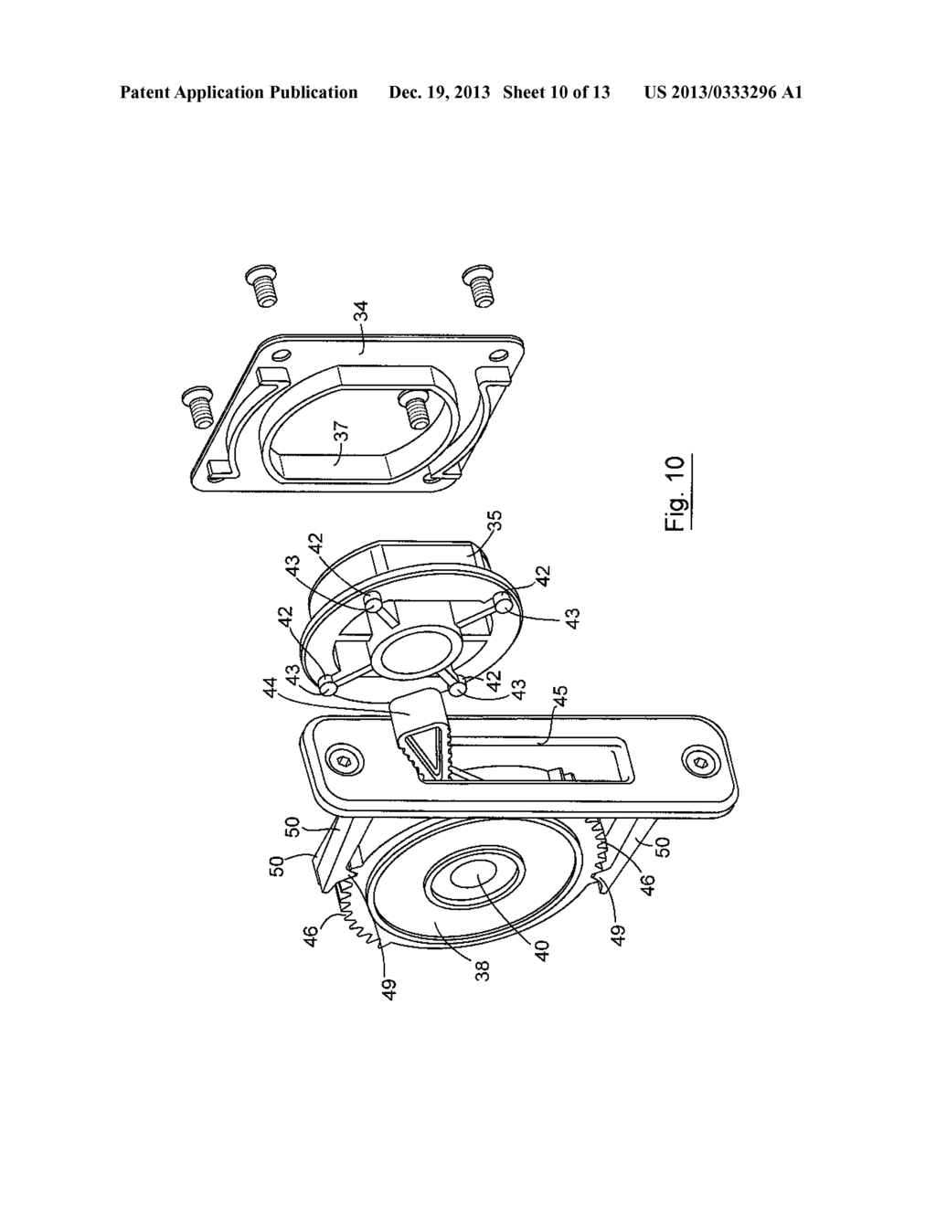 ADJUSTABLE TEMPLATE AND A METHOD FOR OPERATING THE TEMPLATE - diagram, schematic, and image 11