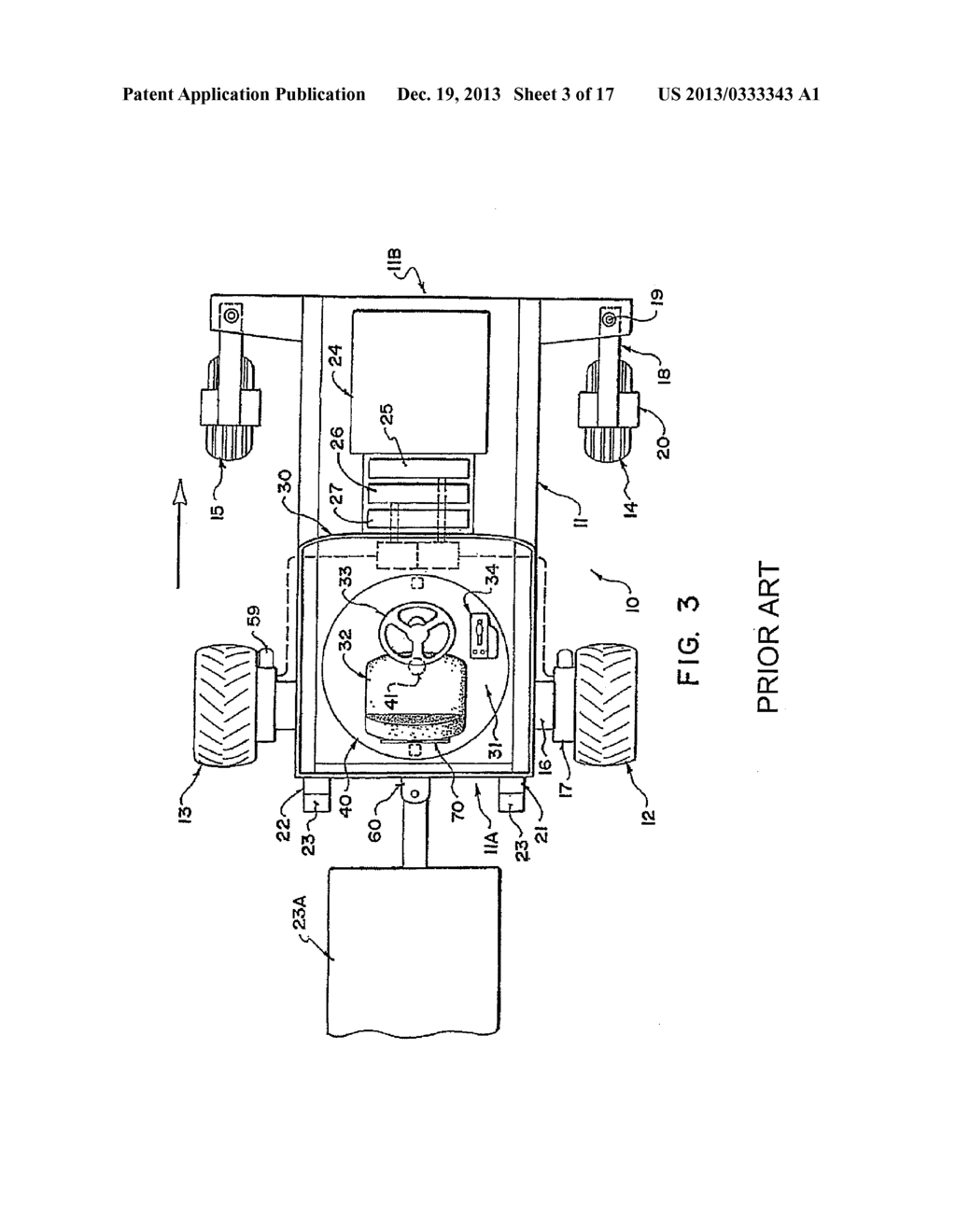 Swather with Floating Header - diagram, schematic, and image 04