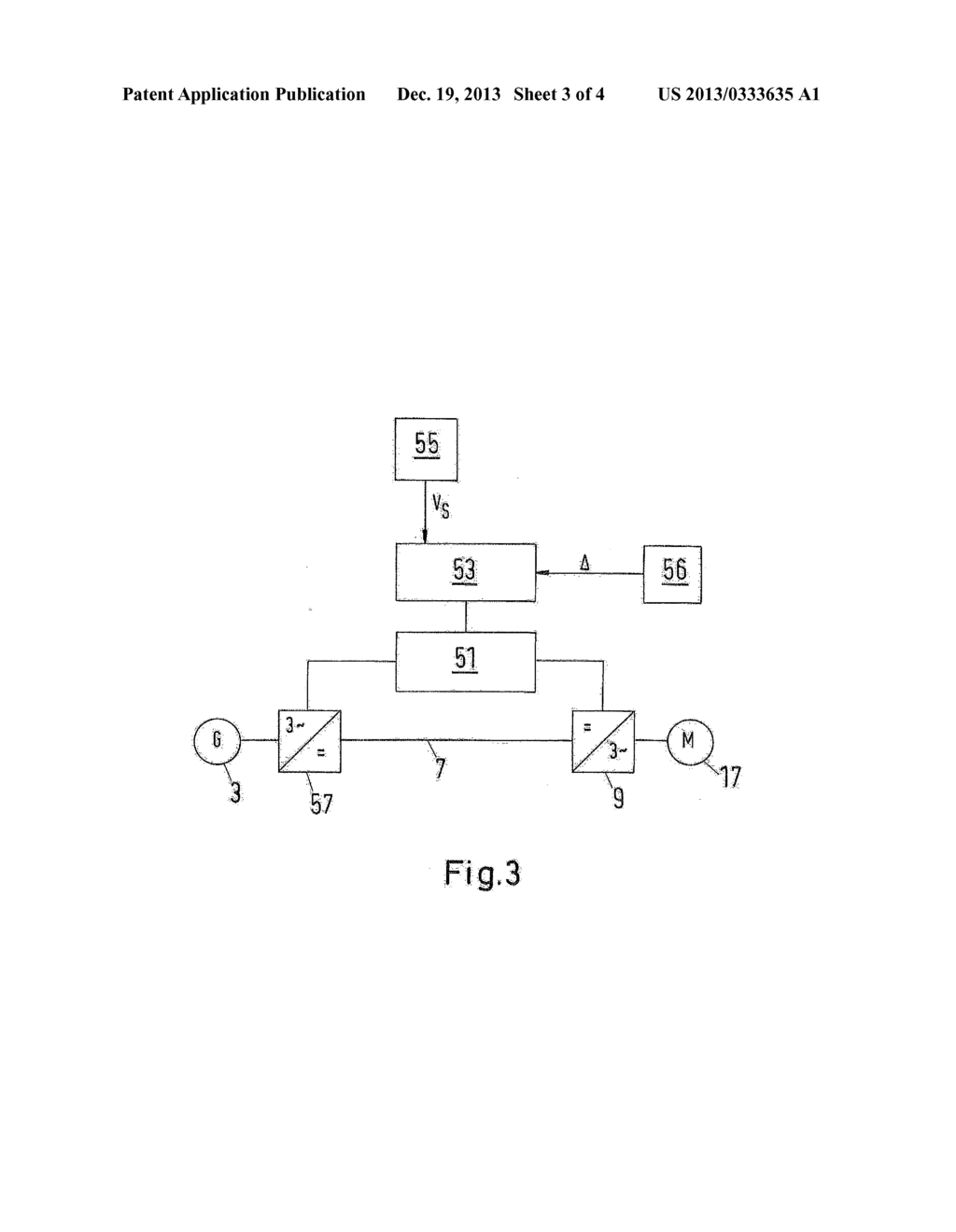 Assembly and Method for Supplying Electrical Energy to Electrical Traction     Motors in a Rail Vehicle, in Particular in a Train Set - diagram, schematic, and image 04