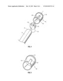 ELECTRONIC CIGARETTE CONFIGURED TO SIMULATE THE NATURAL BURN OF A     TRADITIONAL CIGARETTE diagram and image