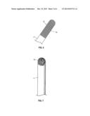 ELECTRONIC CIGARETTE CONFIGURED TO SIMULATE THE NATURAL BURN OF A     TRADITIONAL CIGARETTE diagram and image