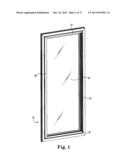 DOOR WITH RETRACTABLE SCREEN diagram and image