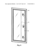 DOOR WITH RETRACTABLE SCREEN diagram and image