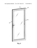 DOOR WITH RETRACTABLE SCREEN diagram and image