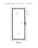 DOOR WITH RETRACTABLE SCREEN diagram and image