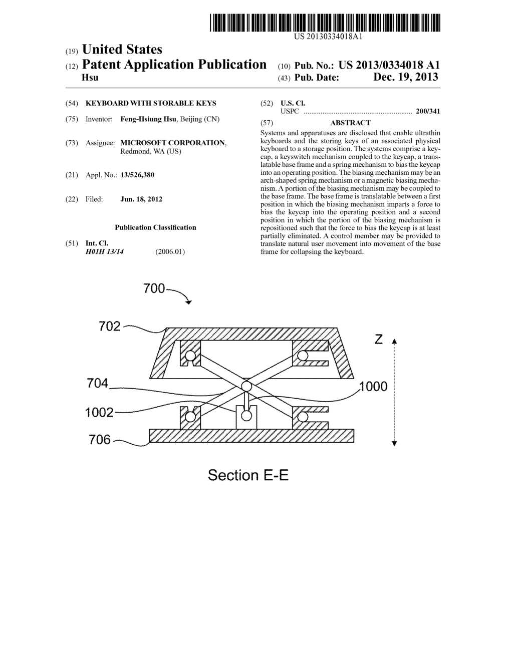 Keyboard with Storable Keys - diagram, schematic, and image 01