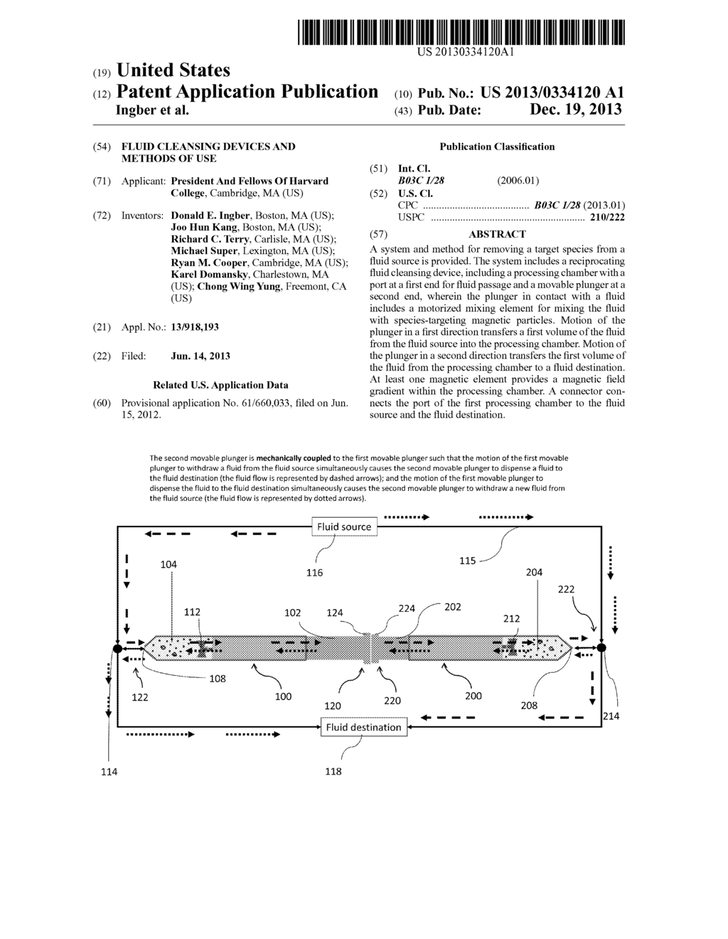 FLUID CLEANSING DEVICES AND METHODS OF USE - diagram, schematic, and image 01